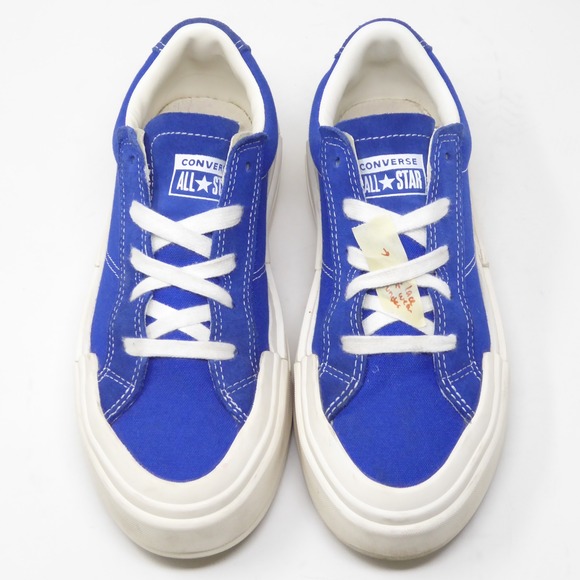 Converse All Star Cruise Ox Low Top Blue Platform Sneakers Mens 5.5 Womens 7 - Picture 3 of 10